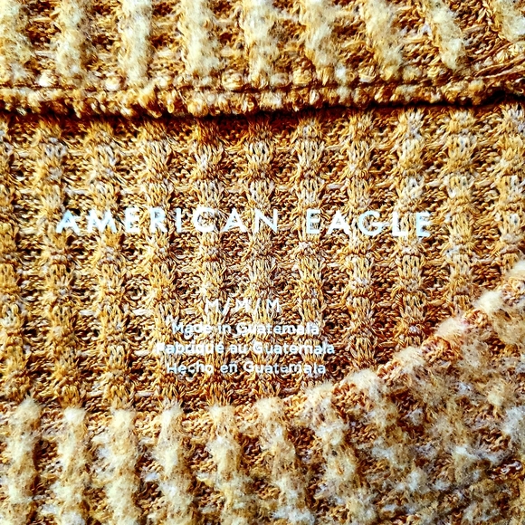 NWT---A.E.O (M) TAN WAFFLE LONG SLEEVES - Picture 3 of 8